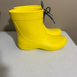 CROCS Yellow Women's Winter & Rain Boots